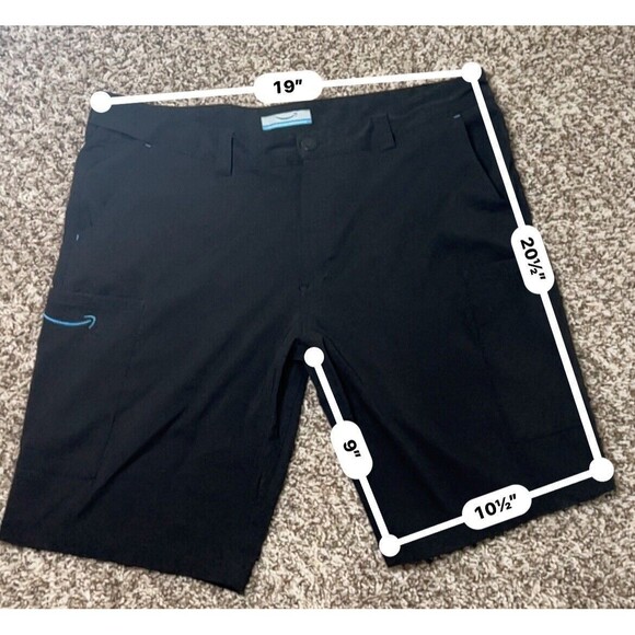 Amazon Black Flex Cargo Short Men XL Black Employee Uniform Smile Logo Casual - Picture 5 of 5